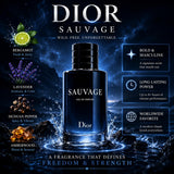 Sauvage Eau de Parfum Spray – 100ml Men’s Cologne